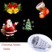 4W AC110V-240V E27 LED Light Bulb Christmas Projector Moving Ration Lamp Home Party Decorative Lighting